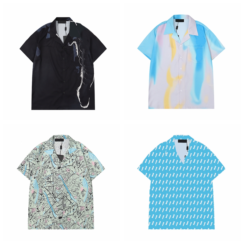 

Man Spring Summer T Shirt Designer Skateboard Short Sleeve Shirt Casual Vacation Tops Outdoors Sport t-shier Loose Tees, Blue 1