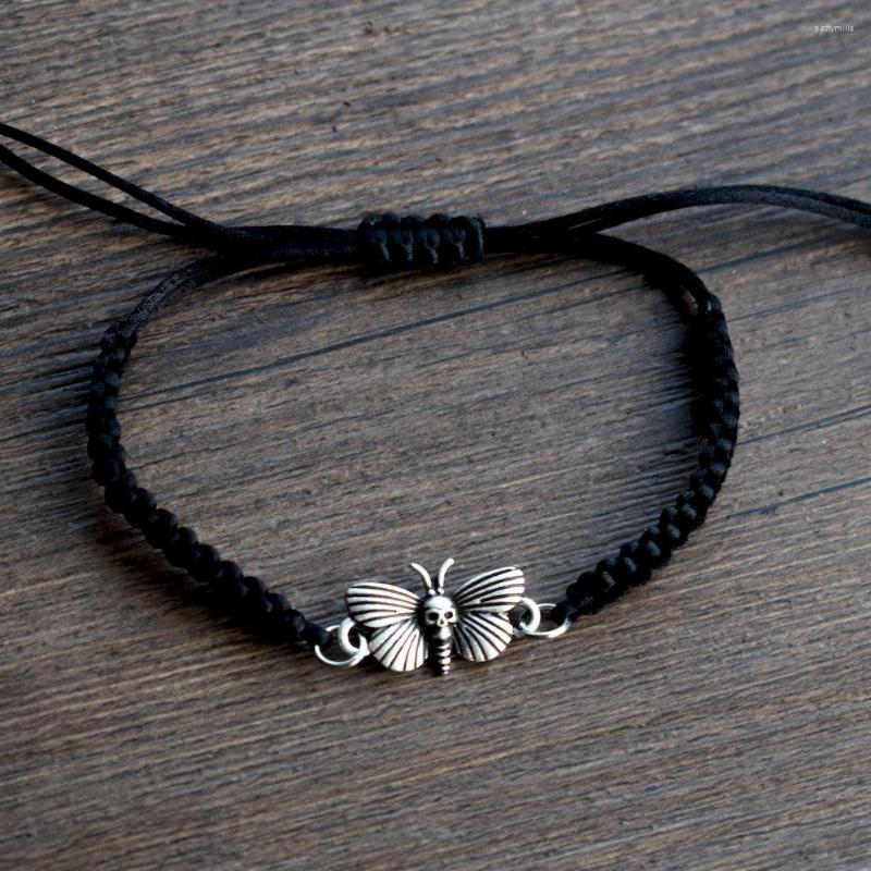 

Link Bracelets 12pcs Handmade Dead Head Moth Braid Bracelet