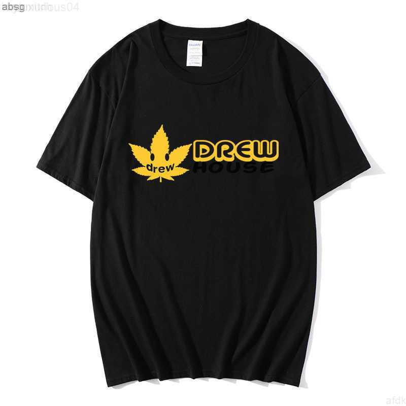 

2023 Men' T-shirt Cotton Quality Short Sleeve Drew Fresh Printing Fashion, Blue