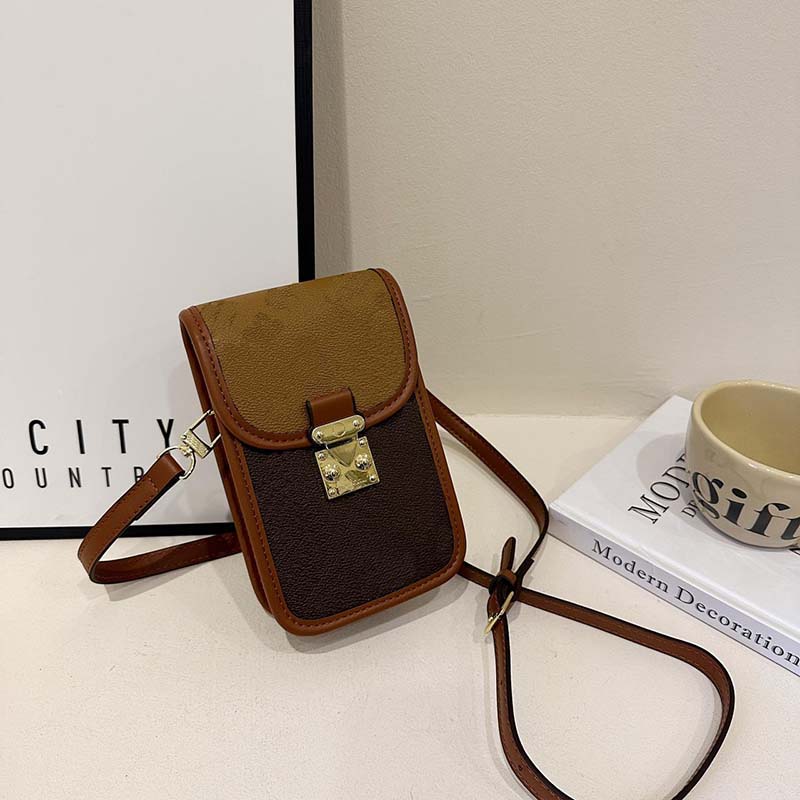 

Top Quality Shoulder Bags Women Vintage Mobile Phone Messenger Bag Canvas Leather Handbags Ladies Tote Purse #002, Yellow/ coffee flower