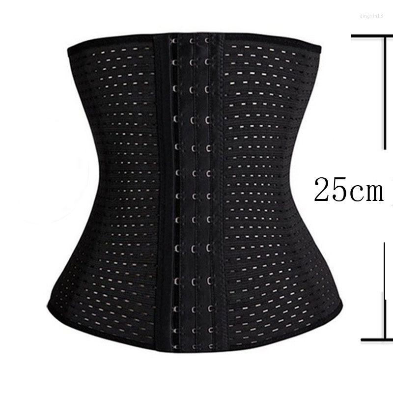 

Women's Shapers Women Corset High Waist Belly Pants Thin Breathable Hollow Strong Shaping Three-row Buckle Body Seal Slimming Hip Lifting, Black