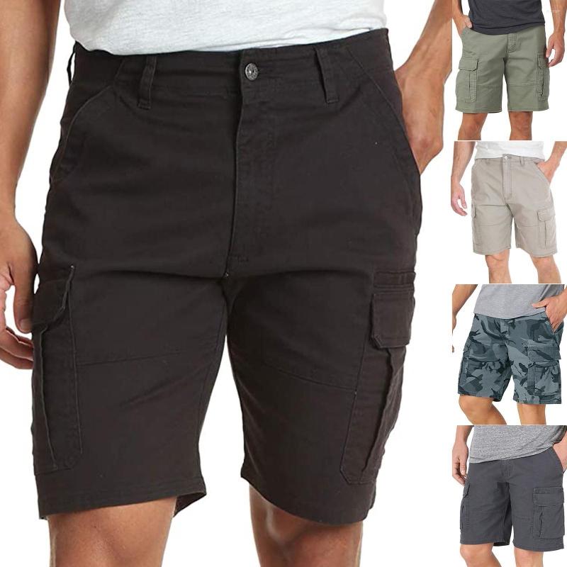 

Men's Shorts Men's Pocket Zipper Tooling Pants 2023 Men Zip Fitness Gyms Mens Summer Running Short Male Jogger