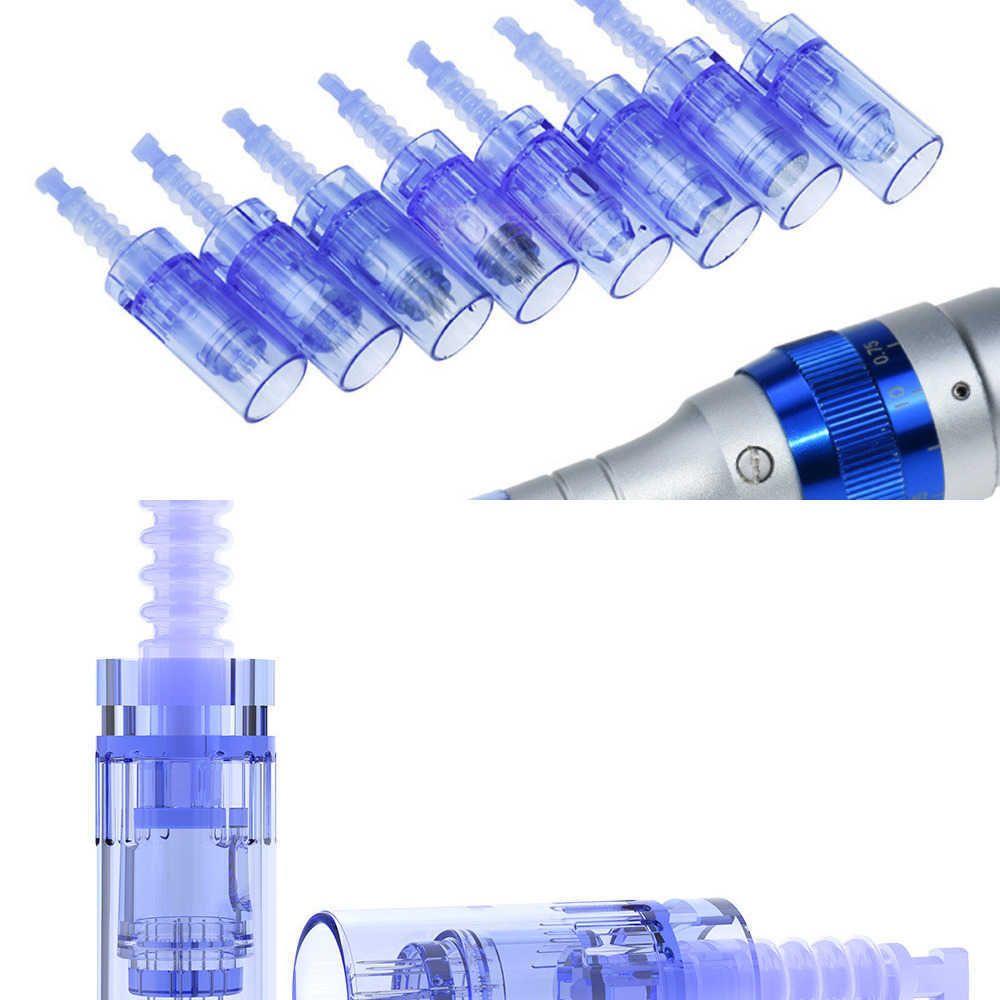 

10/50pcs derma pen needle a6 microneedling cartridge needle derma pen tattoo cartridge needles for beauty pen