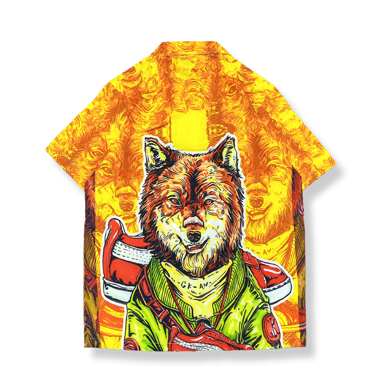 

23ss Summer USA Unique Fox Tee t shirt Men Women Hip Hop Beach Street Fashion Short Sleeve Cotton Tshirt