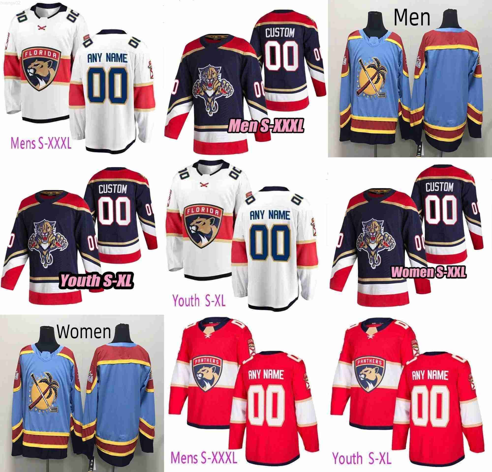 

Florida Panthers Hockey Jerseys 19 Matthew Tkachuk 23 Carter Verhaeghe 16 Aleksander Barkov 62 Brandon Montour 13 Sam Reinhart 9 Sam Bennett 27 Eetu Luostarinen, Color
