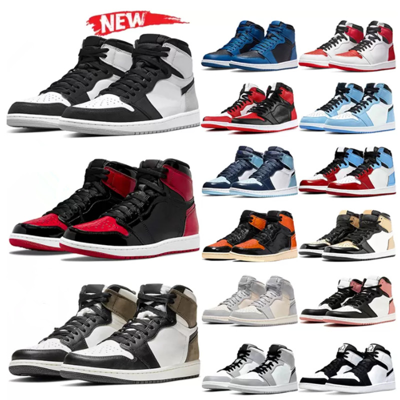 

1 Basketball Shoes 1s Man Woman Mens Sneakers Smoke Grey Chicago Pink Quartz Obsidian Turf Orange Sanded Purple Grey Camo Lovers copy Sport Shoes 2023, 10