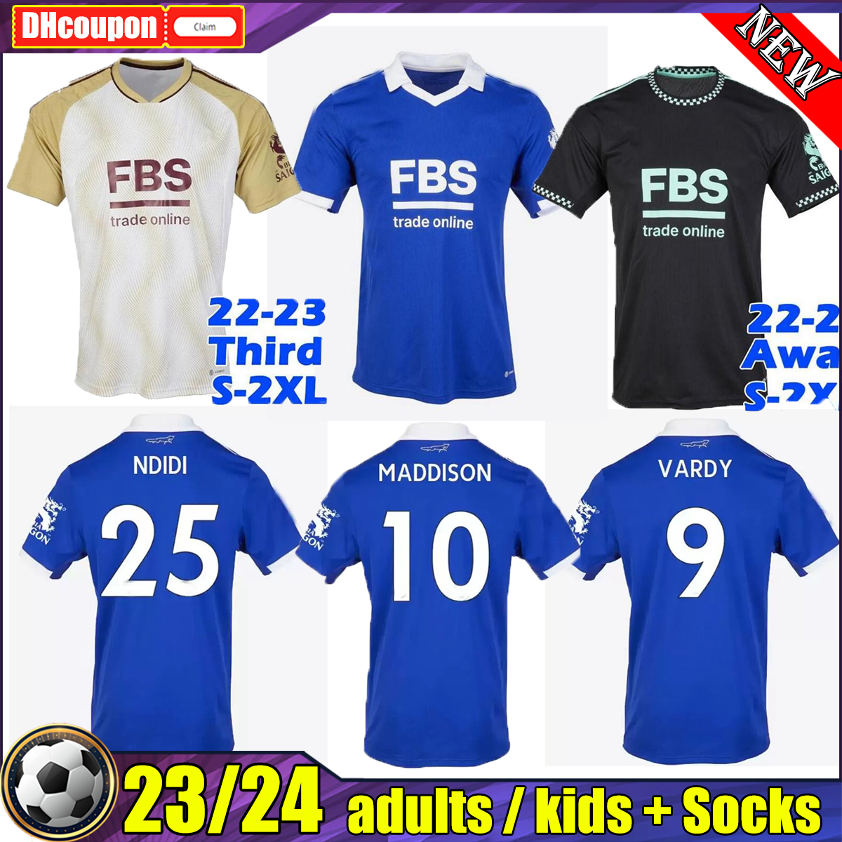 

22 23 IHEANACHO Leicester Soccer Jerseys City VARDY 2022 2023 TIELEMANS DAKA BARNES NDIDI AYOZE MADDISON MAGUIRE B. Soumare Custom top Camisetas De Futbol, 08