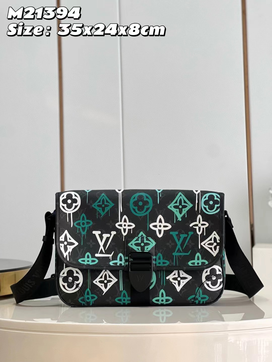 Handbags High Quality S Designers Bags Doodle Cotton Canvas Clamshell Single Shoulder Crossbody Bag Green messenger bag