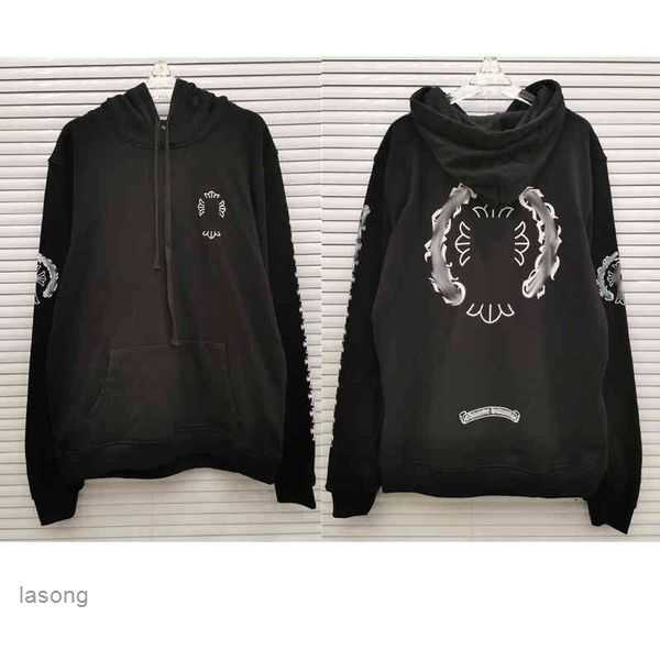 

Luxury Classic Men's Heart Sweatshirts Brand Ch Designer Hoodie Chromes Fashion Men Women Horseshoe Sanskrit Loose Zipper Jacket Pullover 8s85ts85t, 12