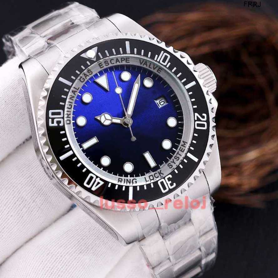 

Mens Watches Rolax Mechanical Watch Orologio Men Deep Ceramic Bezel Dweller Blue 44mm Automatic Movement Stanless Stee 8JNM