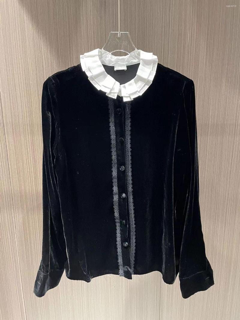 

Women' Blouses High Quality 2023 Women' Shirt Temperament, Black