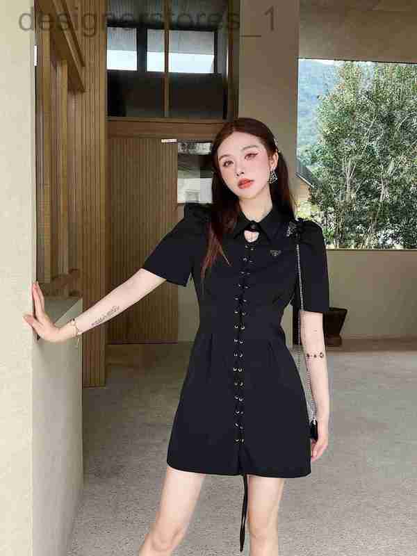 

Casual Dresses Designer Spring and summer new style stylish slim waist dress 5SOM, Black8