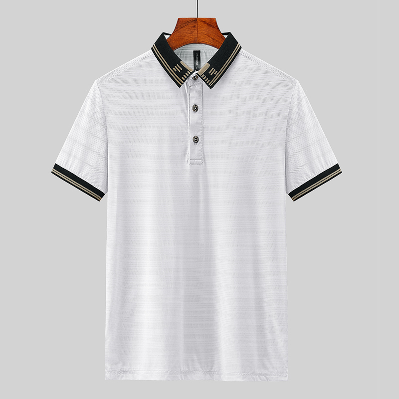 

Men's Polos Korea Style Solid Brand Fashion Black White Polo Shirts Short Sleeve Men's Summer Breathable Tops Tee Oversize 6XL 7XL 8XL 230317, 8927 b