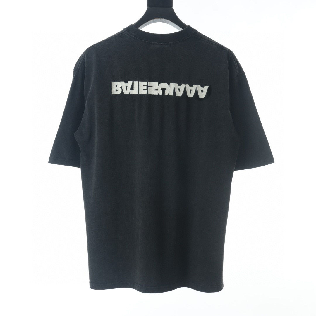 

Men's Plus Tees & Polos Round neck embroidered and printed polar style summer wear with street pure cotton 12s