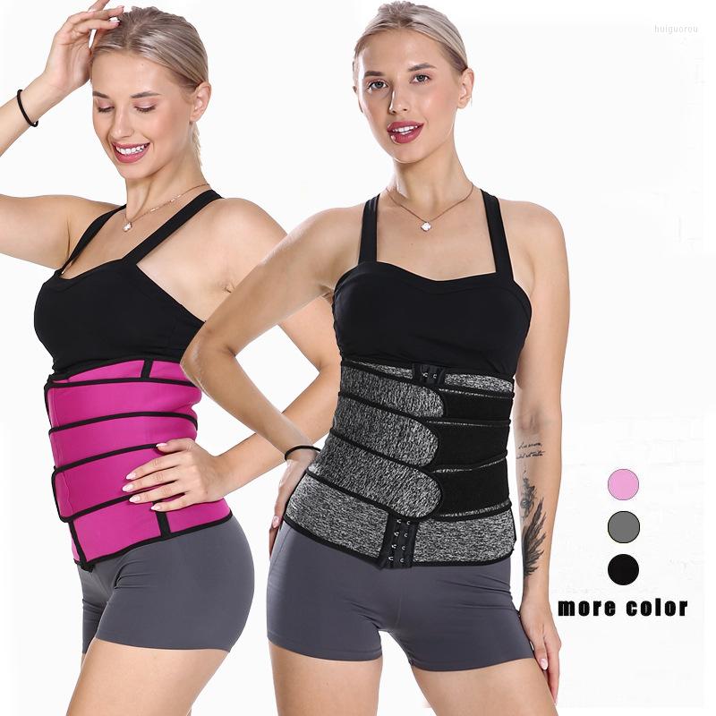 

Women' Shapers Wholesale Women Postpartum Sauna Effect Waist Custom Latex Outside Strap Girdle Polyester Trainer, Black