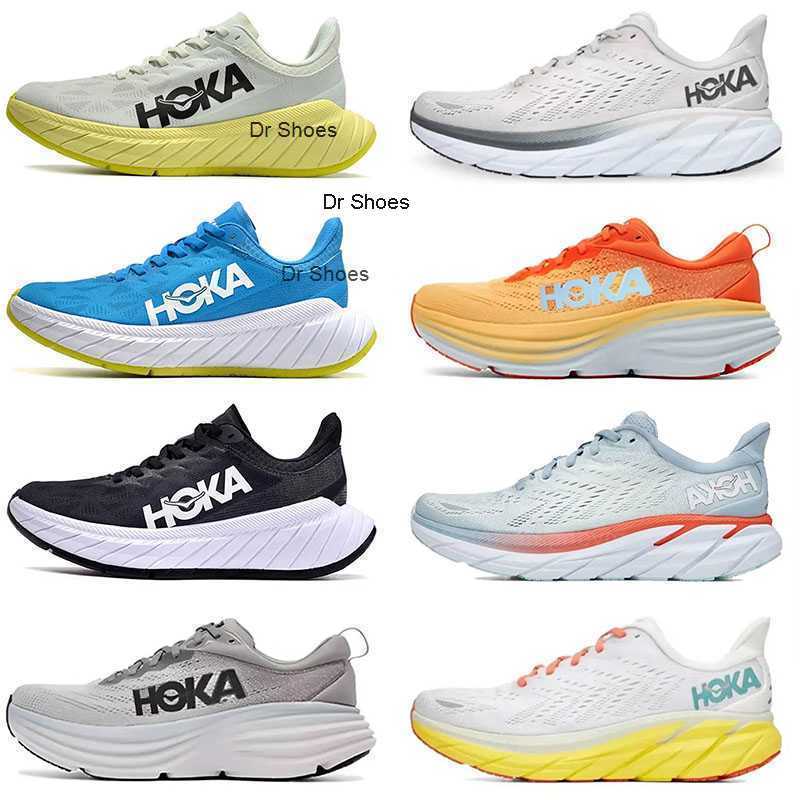 

New Outdoor Shoes hoka Sports hoka Clifton 8 lunar rock Men Trainers Comfortable Blue Flower Luminary Green Amber Yellow diva blue citrus, Bondi8 (2)