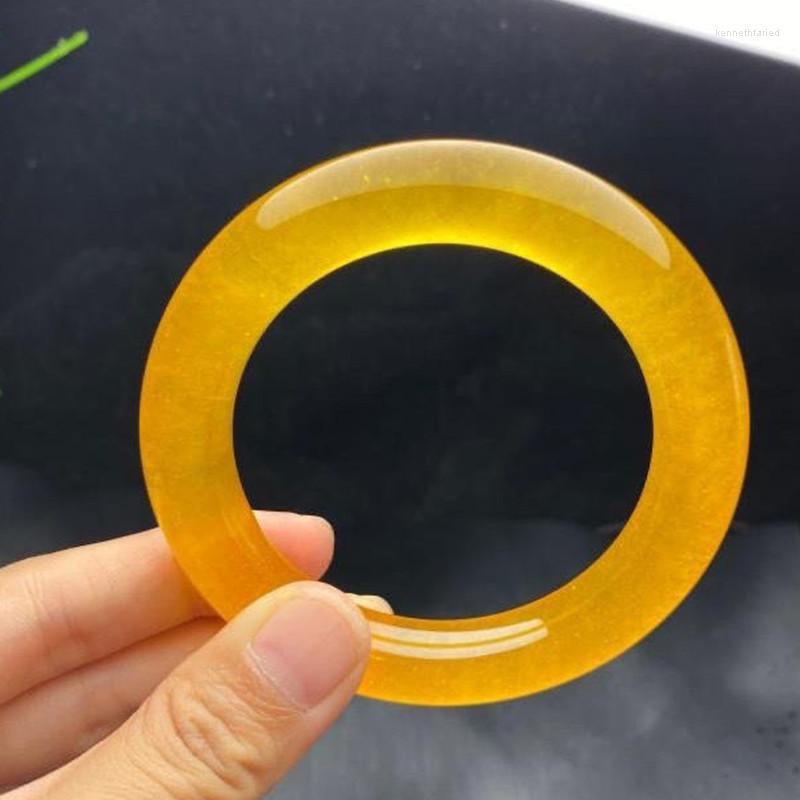 

Bangle Natural Jadeit High Yellow Bracelet Carving Jewelry Jade Bangles Real Stone Women Fashion Accessories
