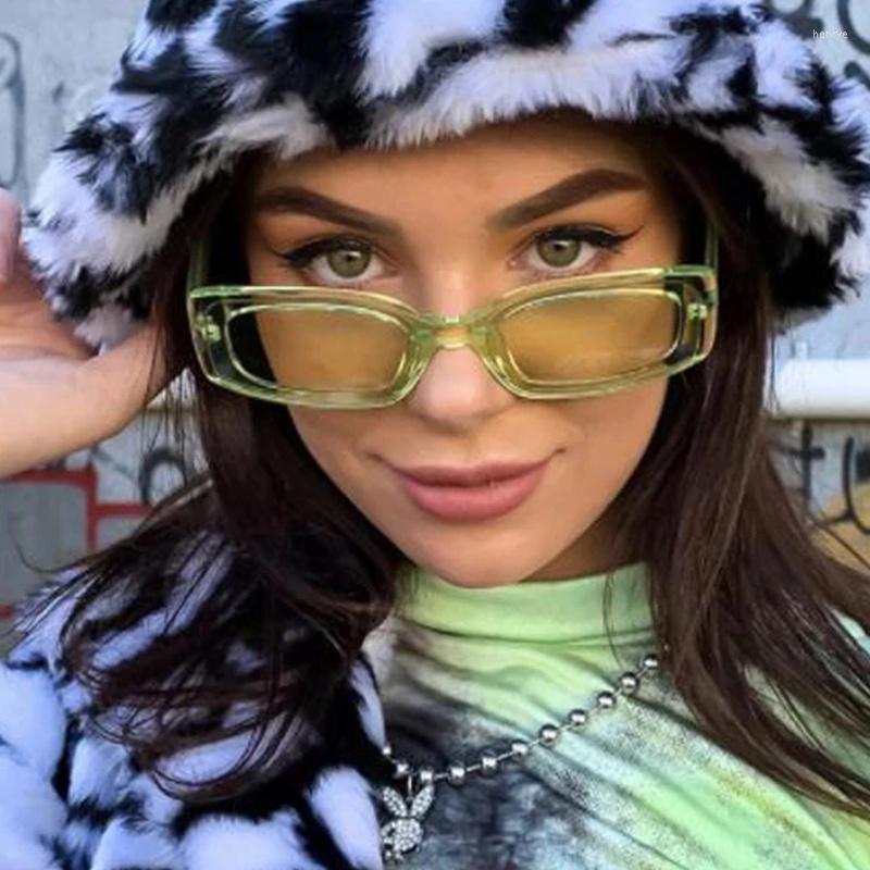 

Sunglasses HKNA 2023 Square Women Brand Designer Sun Glasses For Vintage Eyeglasses Women/Men Mirror UV400