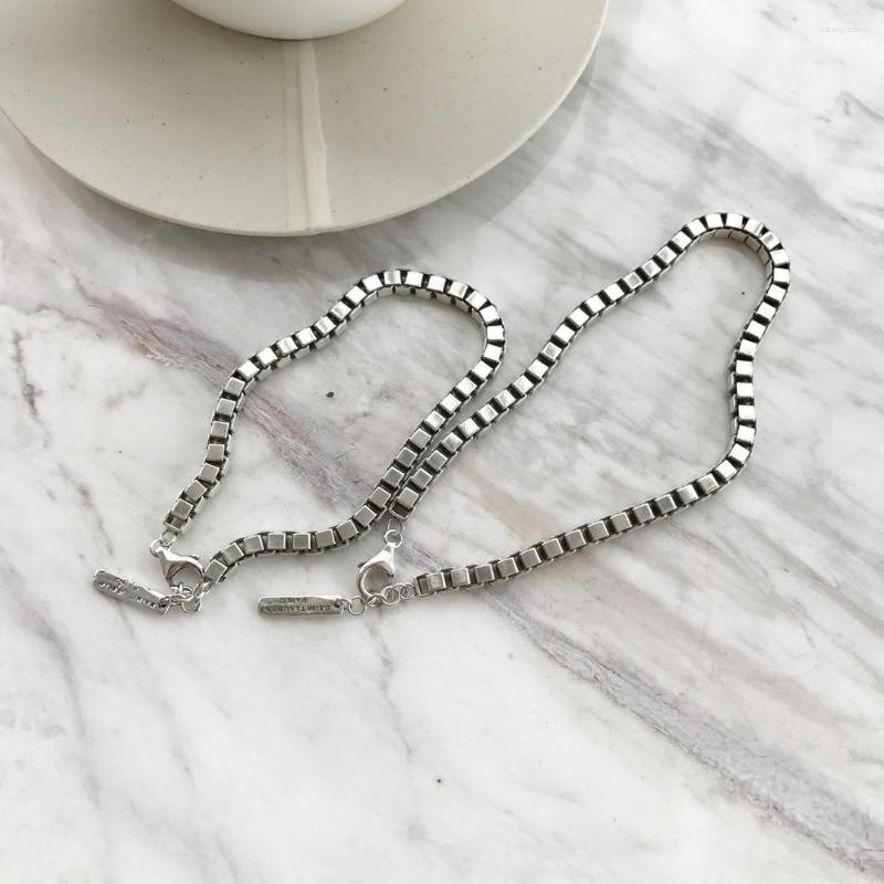 

Charm Bracelets 925 Sterling Silver Punk Vintage Fashion Thai Bangles For Men Women Couple Jewelry