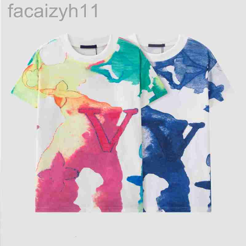 

designer 2021 Men' Stylist Designer t shirt Fashion Alphabet-Print Summer Short Sleeve Black and White High Quality -2XL ND42, Red