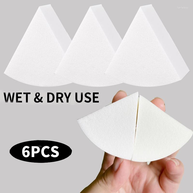 

Makeup Sponges 6pcs/pack Triangle Shaped Soft Sponge Puff Face Foundation Concealer Cream Powder Blend Smearing Cosmetic Tools