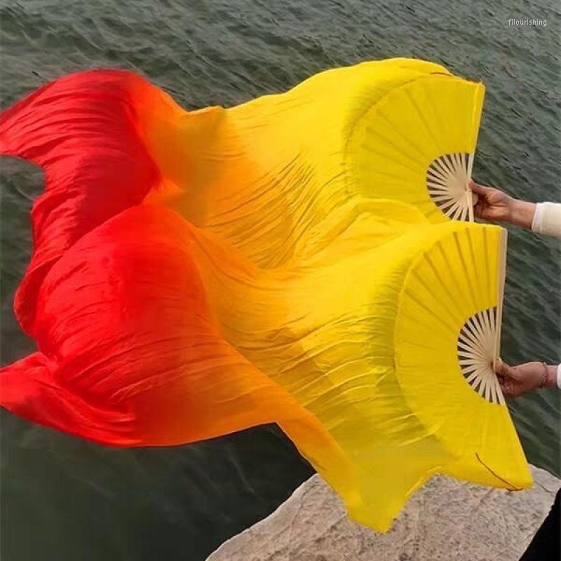 

Stage Wear Women Belly Dance Fan Hits High Selling Veils 1 Pair 180 90 Cm Red Orange Yellow Fans Stag Performance Props, Pair b