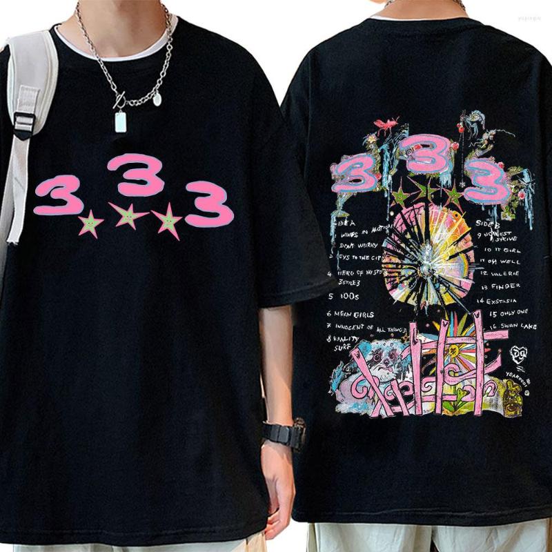 

Men's T Shirts Swedish Bladee 333 T-shirts Skate Drain Gang Music Graphic Print Tee Shirt Men's Short Sleeve T-shirt Hip Hop, Red