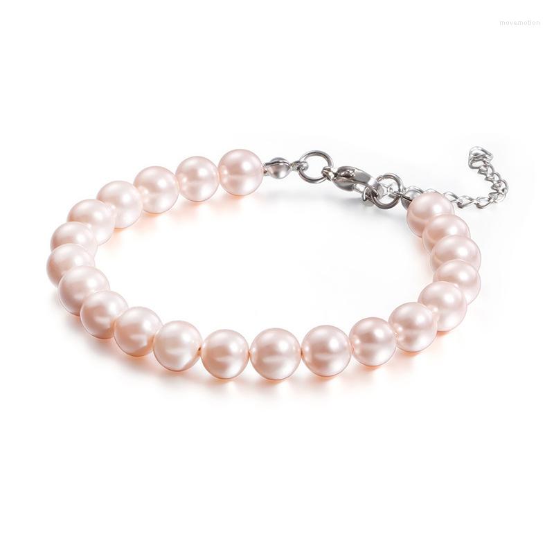 

Charm Bracelets Arrival Fashion Beaded Stainless Steel Color Beads For Women