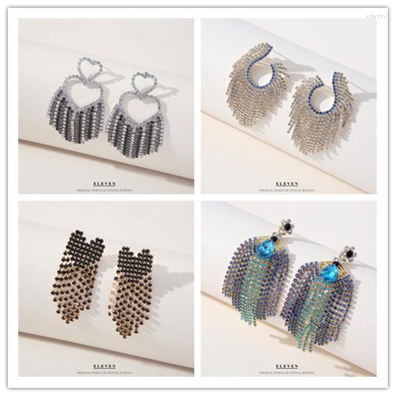 

Dangle Earrings Europe And The United States Are Selling High-end Tassel Light Luxury High-quality Eardrops