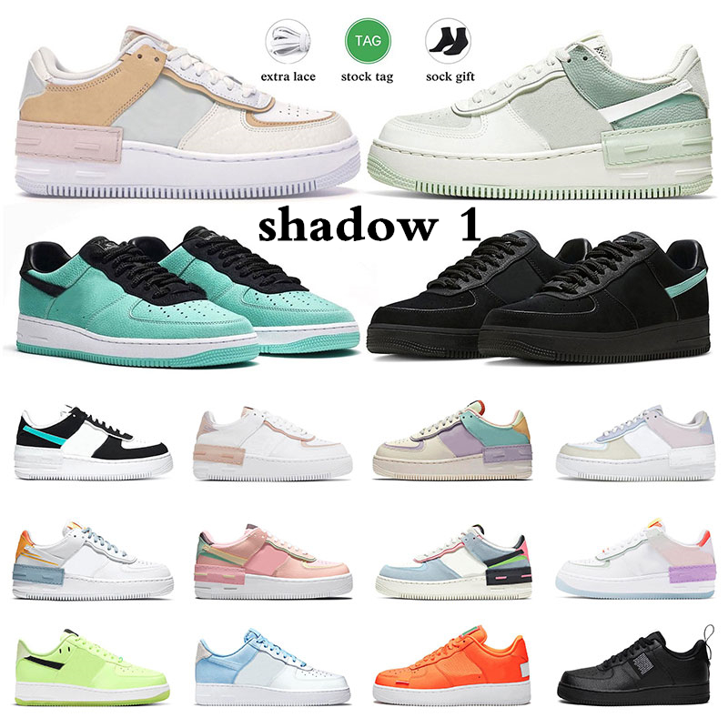 

2023 for me women 1 shadow platform shoes Spruce Aura Pistachio Frost Triple White Black Aurora Valentine's Day womens sports trainer sneakers size 36-45, 6 36-45