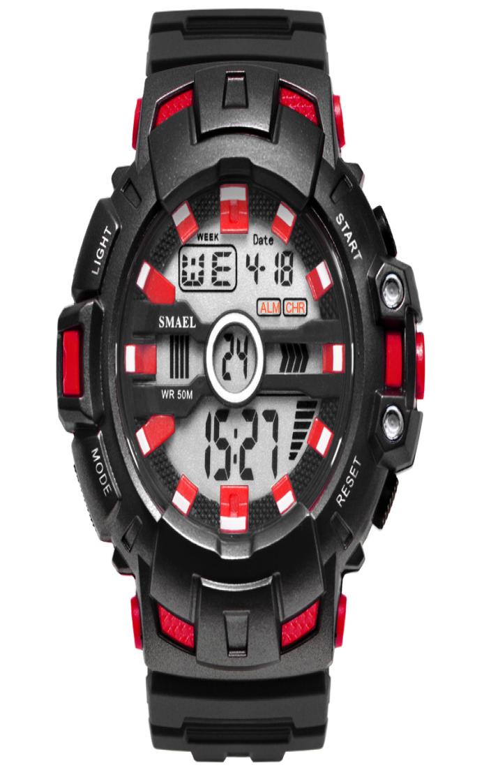 

LED Bracelet Digital Waches Luxury Clock Men Military Watches Alarm relogio montre1532B Men Watches Sport Waterproof1757300, Black