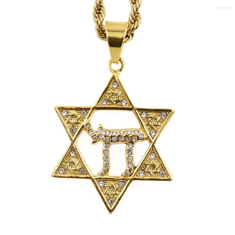 

Chains Necklace Jewish Star Of David Long Chain Womens Fashion