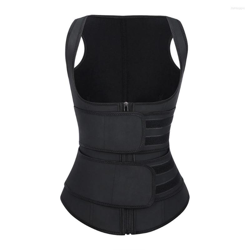

Women's Shapers 3XL Latex Waist Trainer Vest 9 Steel Bones Cincher Shapewear Slimming Shaper Corset Body, Picture shown