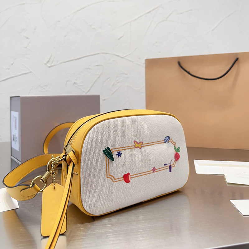 

2023 Wholesale Designer Crossbody Bag Women's Leather Luxury Shoulder Bag Fashion Good Quality Canvas Camera Bag 7 Colors Special Offer, 6 size 21x14x5cm