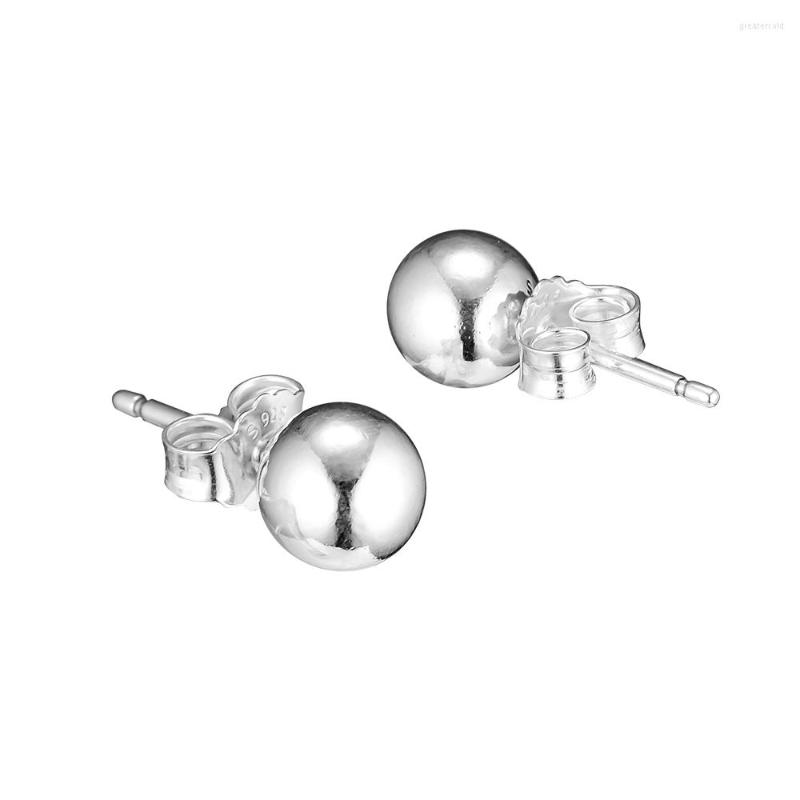 

Stud Earrings Classic Beads Fashion Female 2023 Sterling Silver Jewelry For Woman