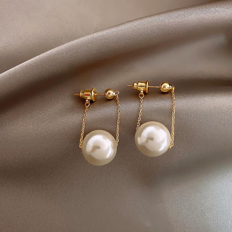 

Dangle Earrings Simple Elegant Pearl Pendant For Women Fashion Jewelry Party Accessories