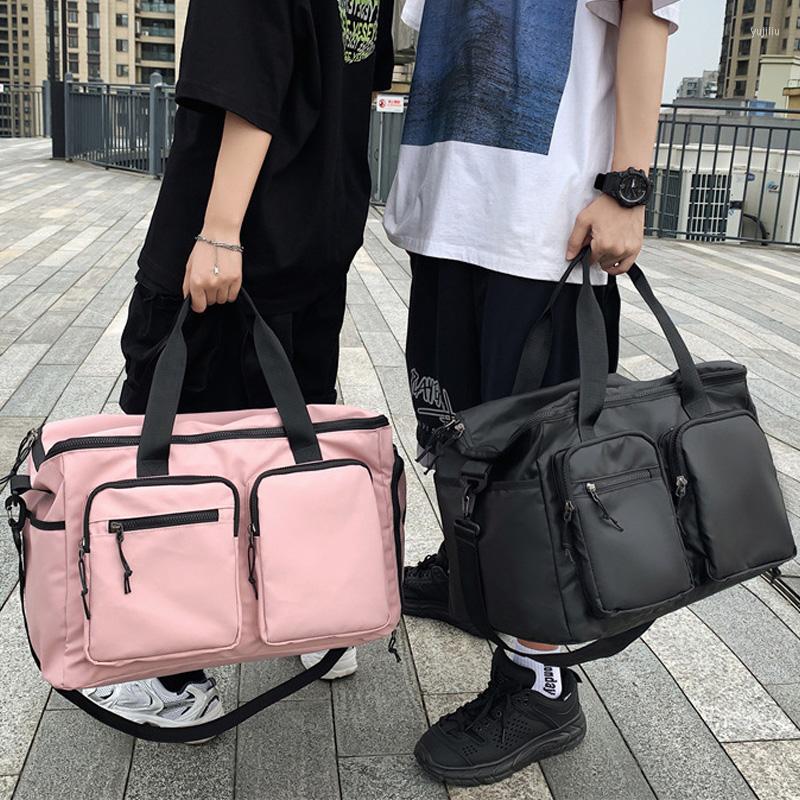 

Outdoor Bags 2023 Unisex Fashion Sports Fitness Travel Oxford Cloth Exercise Training Swimming Single Shoulder Bag X943B, Pink