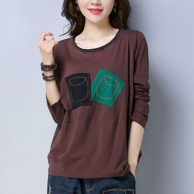 

Women's Blouses 2023 Summer Middle Aaged Women Korean Style Cotton O-Neck Blouse Tops Female Print Fashion Loose -4xl Shirt Q16, Green