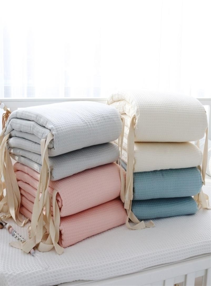

200CM Baby Bed Thicken Bumper Crib Around Cushion Cot Washable Anticollision Protector Pillows borns Room Decor 2202093550223