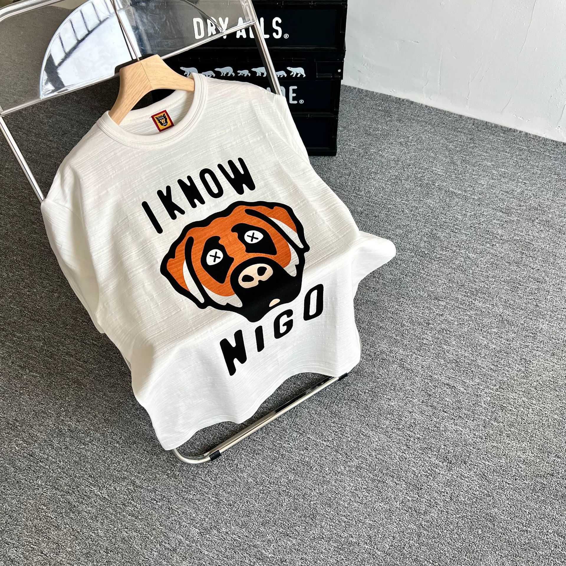

Men's T-Shirts Human Made T-shirt Men Women 1 1 Dog Head Print T-shirt Human Made Top L230317, White