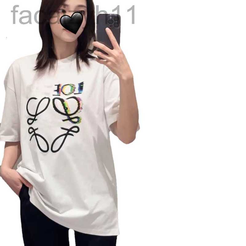 

Women' T-Shirt Designer 23 NEW COLOR LETTERS CONTRAST PRINTED SHORT SLEEVES UNIVERSAL EMBROIDERED LOOSE TOP TEE TREND VI0D, White