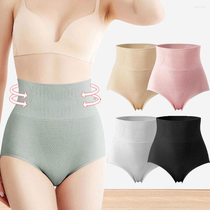 

Women's Panties Breathable Body Shaper Belly Underwear High Waist Hip Lift Cotton Warm Briefs Plus Size, Black