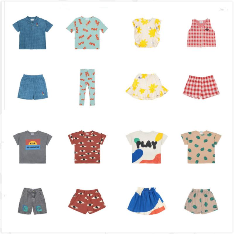 

Clothing Sets Children's Vest And Shorts Set Spring Summer BC Girls T-shirt Short Skirt Printed, Bc27