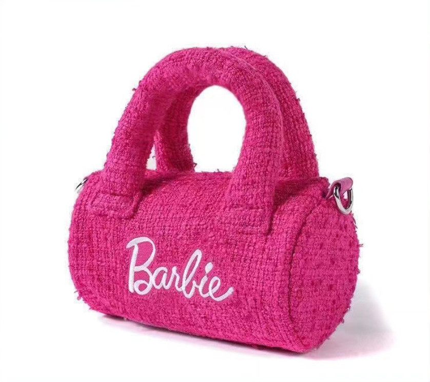 

Fashion kids Boston handbags girls letter embroidered single shoulder pillow bag children peach princess messenger bags A9773