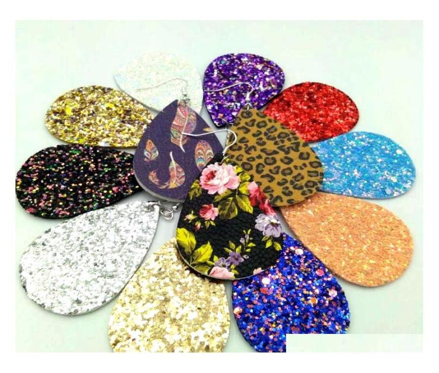 

Dangle Chandelier Faux Leather Earrings Fashion Women Statement Dangle Drop For Ba sqcSfH dh20103016227