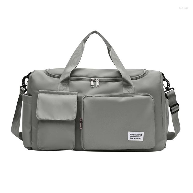 

Duffel Bags Travel Bag Luggage Handbag Women's Shoulder Large Capacity Brand Waterproof Nylon Sports Gym Ladies Crossbody, G513868b