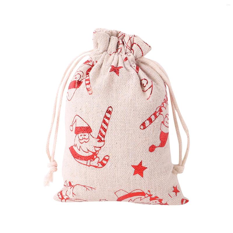 

Shopping Bags Christmas Pouch Bag Candy Drawstring Bronzing