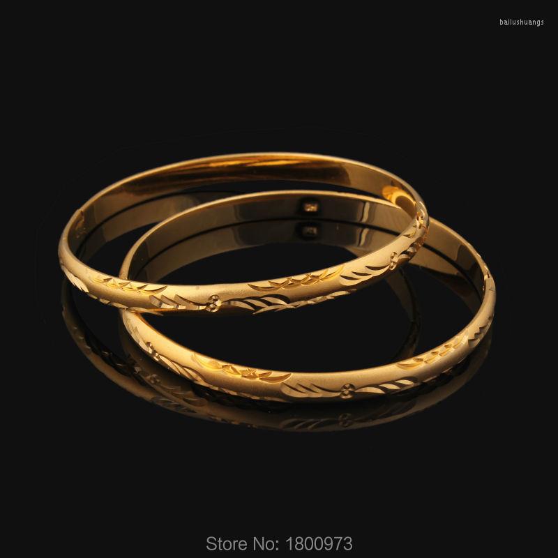 

Bangle Classic Women Bangles Gold Color For Ethiopian & Bracelets Jewelry
