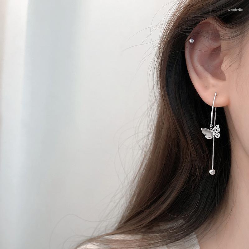 

Dangle Earrings LUTAKU Trendy Romantic Butterfly Long Drop Earring Female Korean Gifts For Women Jewelry Accessories