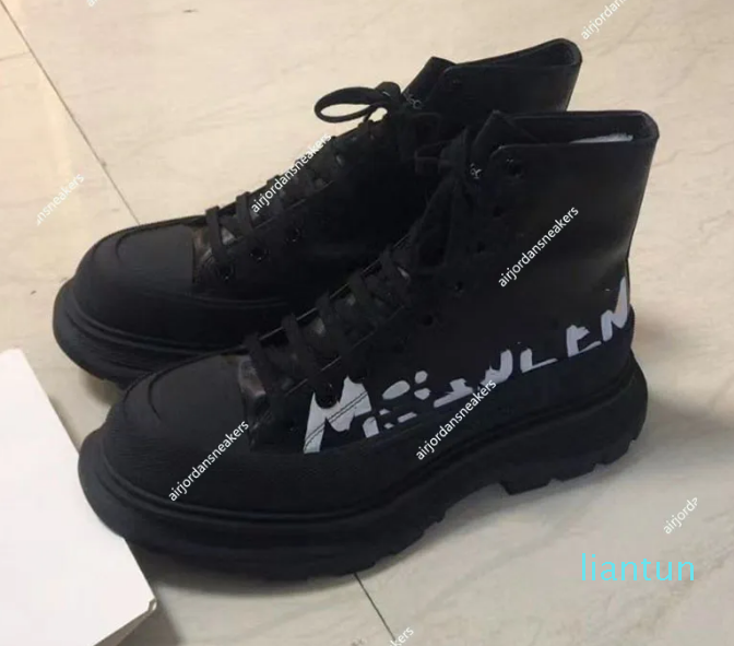 

2023 Slick Boots Womens Casual Shoes Platform Ankle Boot Triple Black Canvas Royal Magnolia Canvas LuxurysWomen Sneakers Trainers, Buy the box